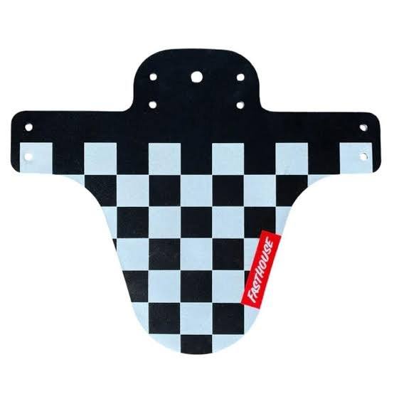 FASTHOUSE - FASTHOUSE MUDGUARD - N/A - CHECKER WHITE/BLACK