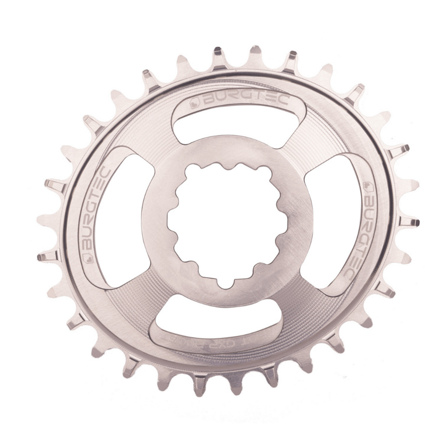 Burgetc - Sram Boost 3mm Offset Thick Thin Chainring Oval 32T Race Red