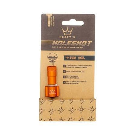 Peatys- HoleShot CO2 Tyre Inflator Head Matte Mango