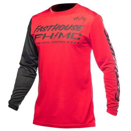 FASTHOUSE - CARBON JERSEY - M - RED
