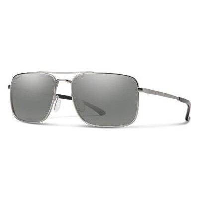 SMITH  -  Outcome Matte Sliver + Polarized Platinum Mirror Lens
