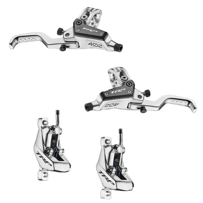 TRP - EVO PRO hydraulic disc brake, Silver limited edition, Front and Rear complete set
