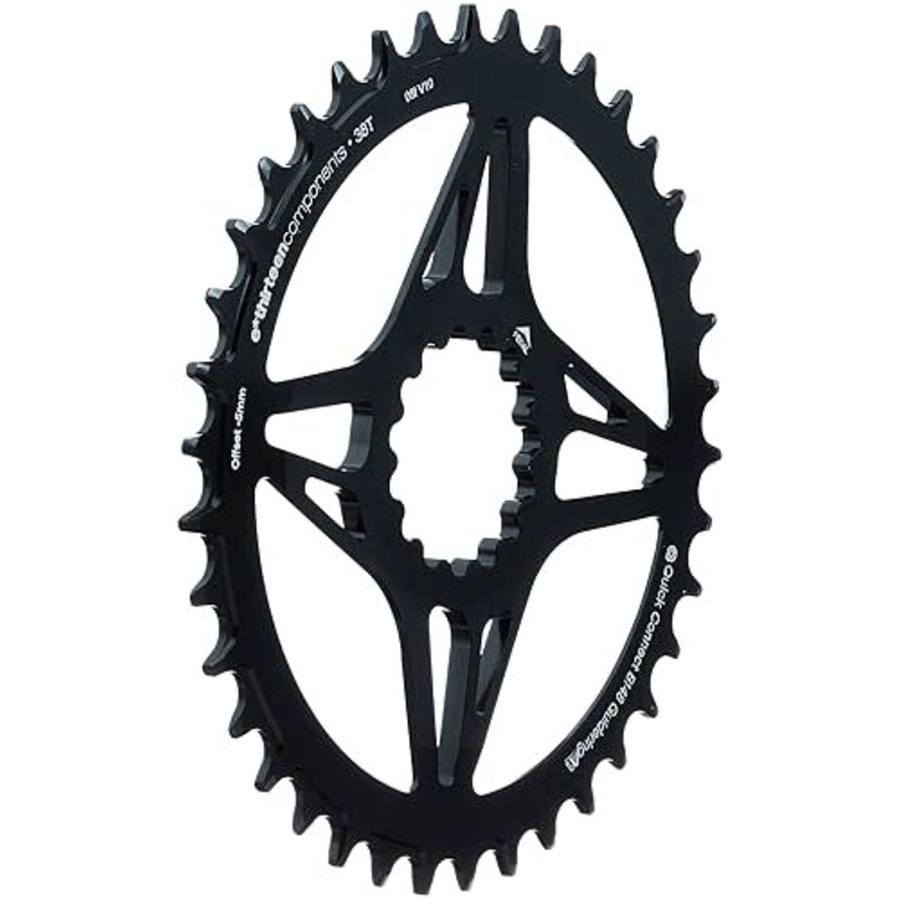 E THIRTEEN - PLATO DIRECT MOUNT GUIDE RING,10/11V, 30 T Black