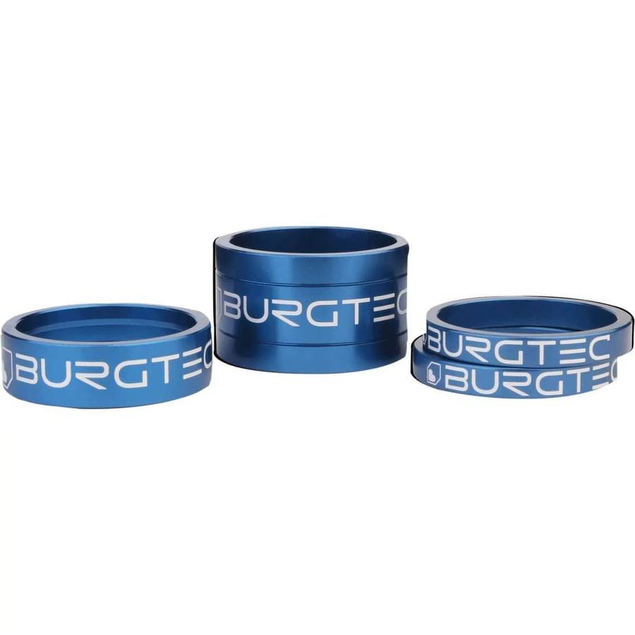 Burgtec - Espaciadores Deep Blue (5mm Spacer x2, 10mm Spacer, 20mm Spacer)