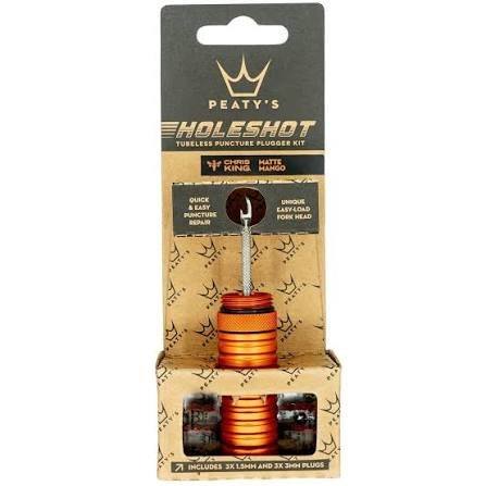 Peatys - Holeshot Tubeless Puncture Plugger Kit Matte Mango