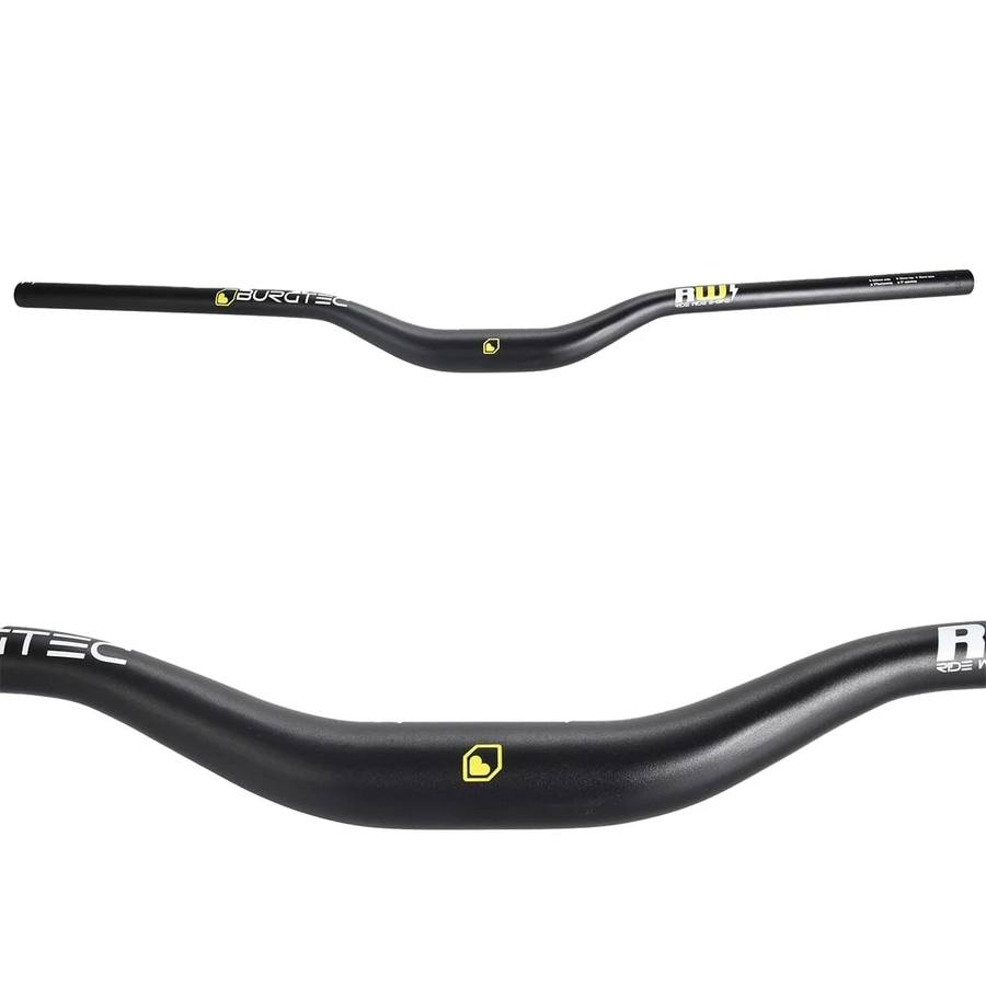 Burgtec - Ride Wide Ebike Alloy Handlebar 35mm 35mm Black