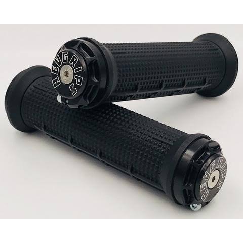 REVGRIPS - GRIP SLEEVE REPLACEMENTS (2PCS) BLACK MEDIUM (32.5MM)