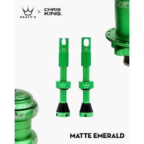 Peatys - Valvulas Peatys x Chris King 42mm Emerald