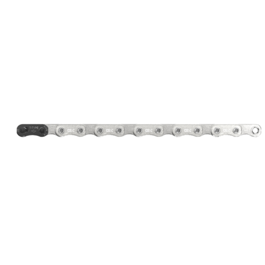 SRAM -  Cadena 126 Eslabones GX T-Type Eagle Silver SolidPin con PowerLock T-Type 12 Velocidades 00.2518.054.010