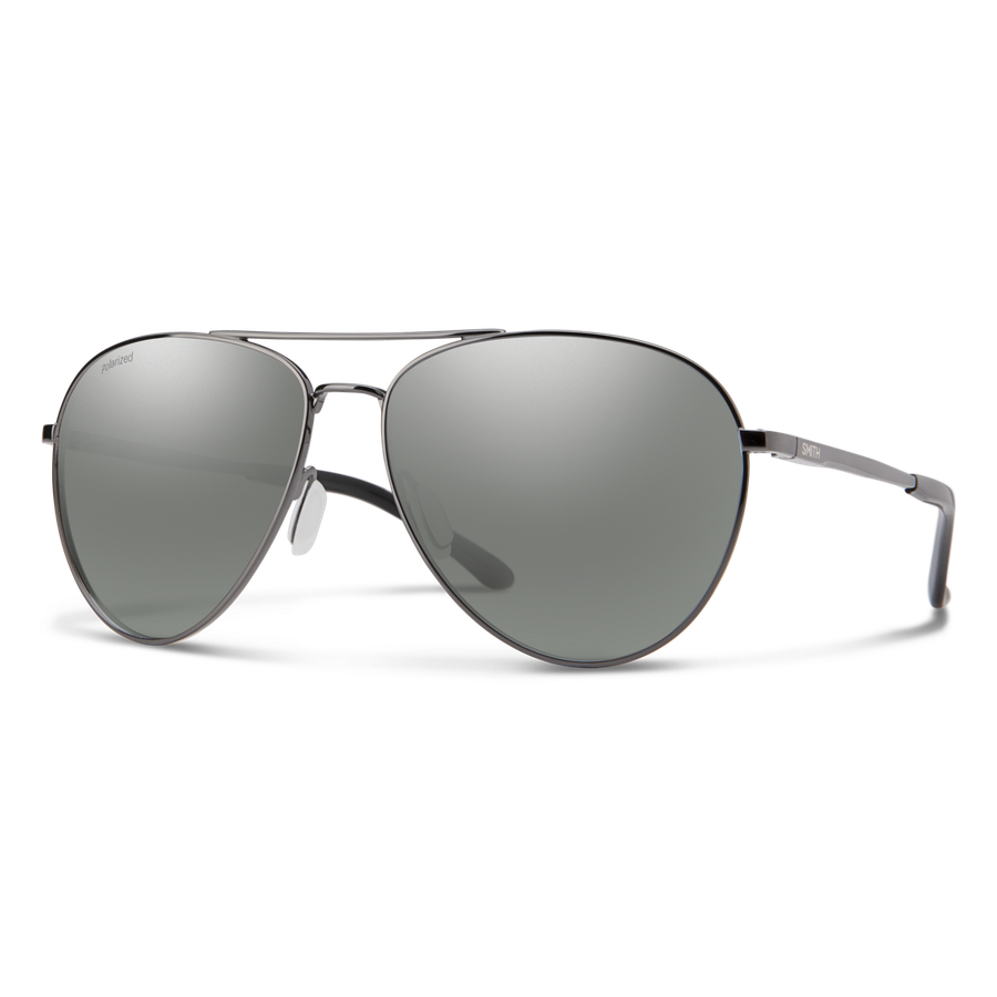 SMITH  -  Layback Gunmetal Polarized Platinum Chromapop