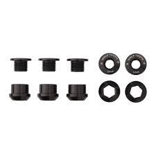 WOLFTOOTH - JGO TUERCAS PARA PLATO EBIKE NEGRO 4 TORNILLOS