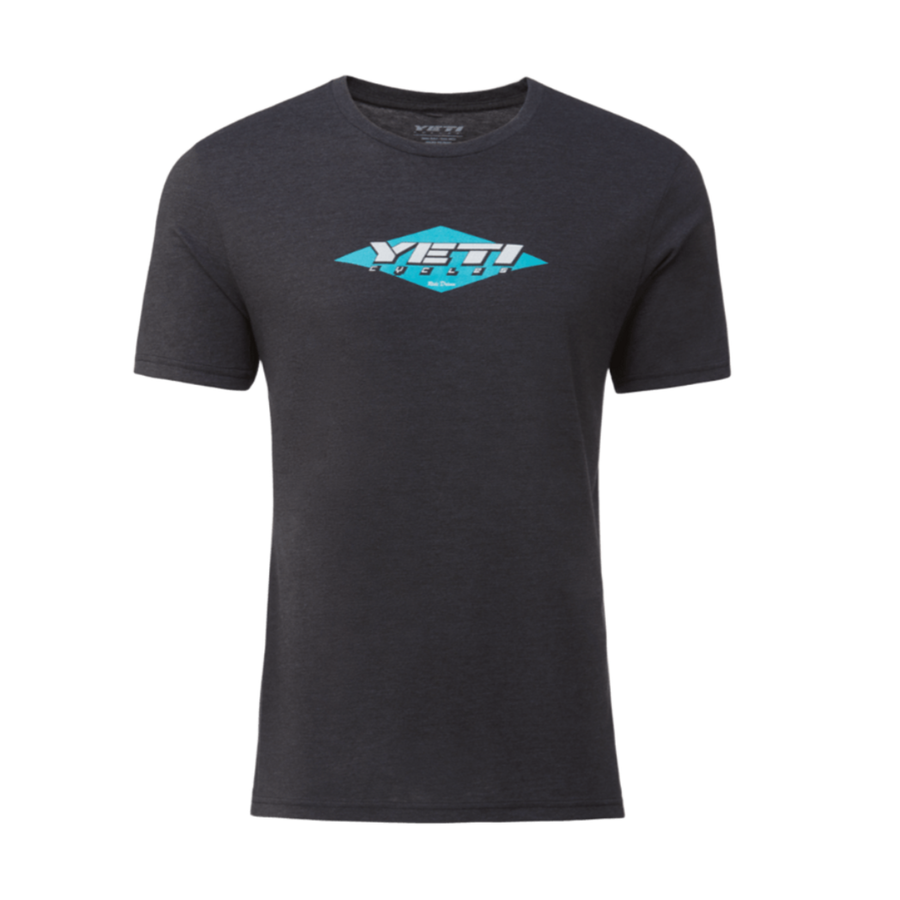 YETI CYCLES - DIAMOND RIDE TEE  SPACE BLACK LG