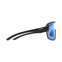 SMITH - Bobcat - Matte Black | ChromaPop Low Light Rose Blue Mirror — imagen 3