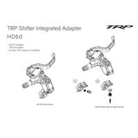 TRP - HD5.0 Shifter Adapter for EVO PRO - LH — imagen 1