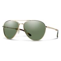 SMITH  -  Layback Gold + Chromapop Polarized Gray Green Lens — imagen 1