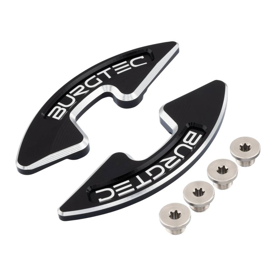 Burgtec - Chainring Bash Guard Pair Black