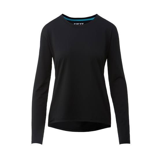 Yeti Cycles - W'S VISTA L/S JERSEY BLACK MD