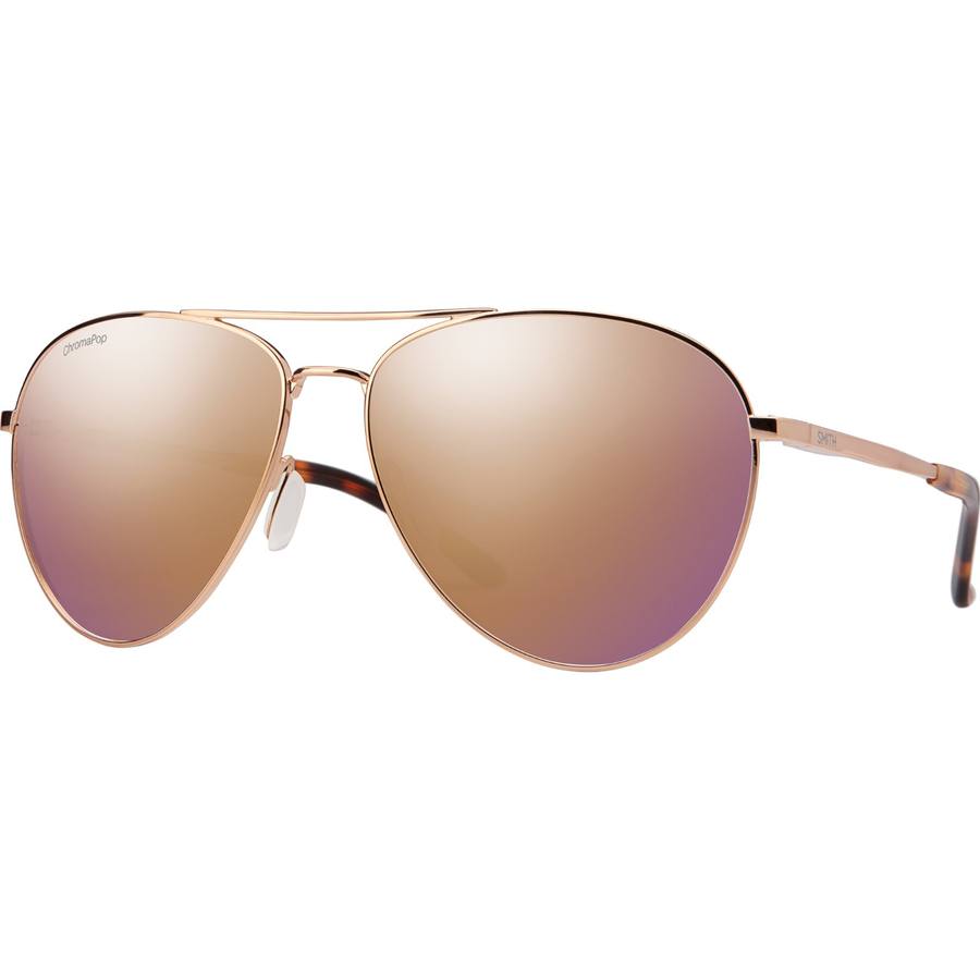 SMITH  -  Layback Rose Gold + Chromapop Polarized Rose Gold Mirror Lens